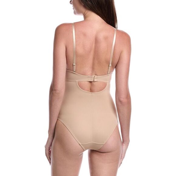 Bebe Womens Bodysuit, Beige - Picture 2 of 3